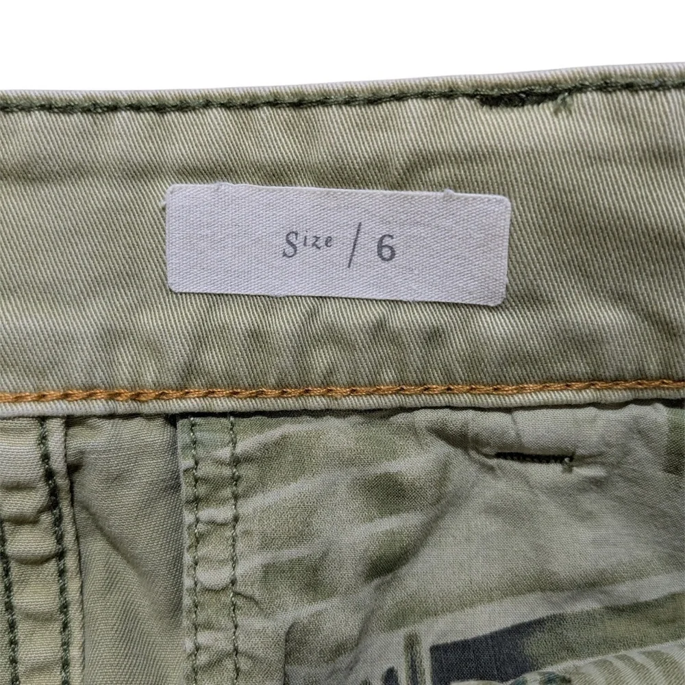 Anthropologie Pilcro and the Letter Press Faded Green Wrap Skirt Size 6